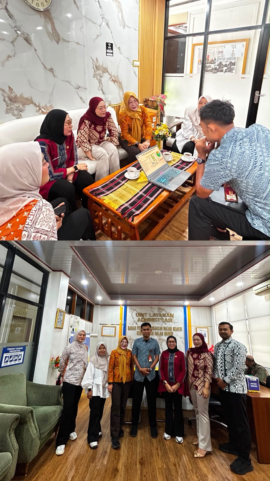 Melaksanakan Koordinasi dengan Badan Strategi Kebijakan Dalam Negeri Kementerian Dalam Negeri (BSKDN)